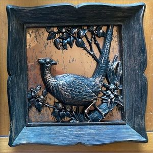 Coppercraft Guild Wall Plaques Duck and Pheasant Woodland